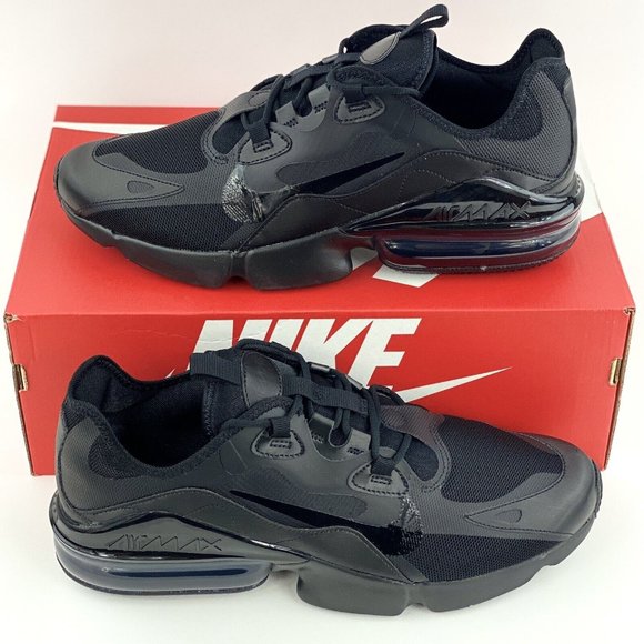 Nike Other - NEW Nike Air Max Infinity 2 Triple Black Men's Sneakers Shoes Anthracite